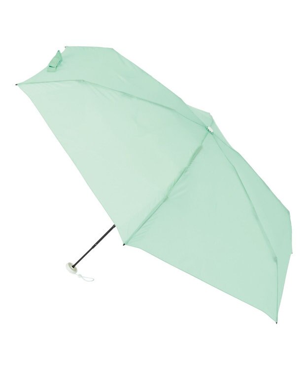 MOONBAT 【3秒でたためる傘/コンパクト】urawaza 小町(ウラワザ コマチ)  折りたたみ傘 無地 50cm ライトグリーン