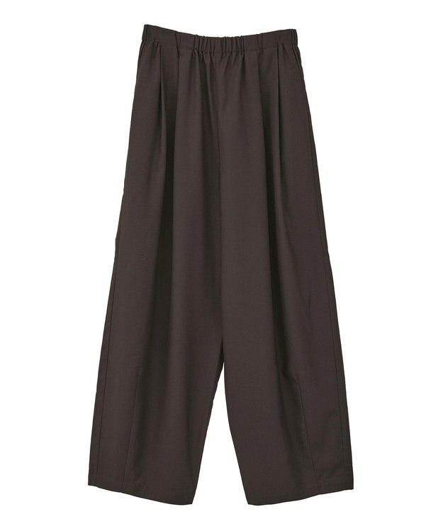 Green Parks ・ＥＬＥＮＣＡＲＥ　ＤＵＥ　ツイルタックコクーンパンツ Brown