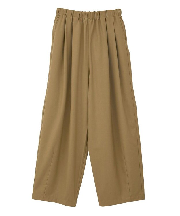 Green Parks ・ＥＬＥＮＣＡＲＥ　ＤＵＥ　ツイルタックコクーンパンツ Beige