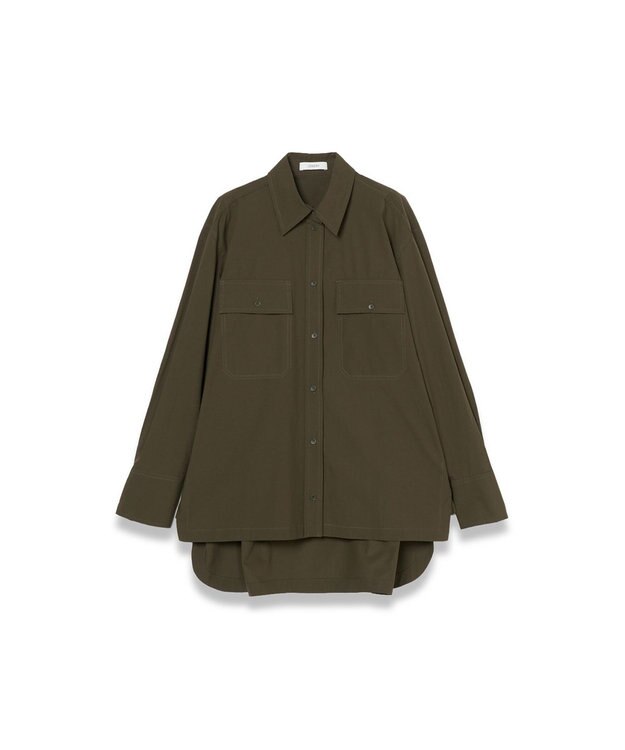 JOSEPH ポプリンコットン　ロングスリーブシャツ Palm Leaf