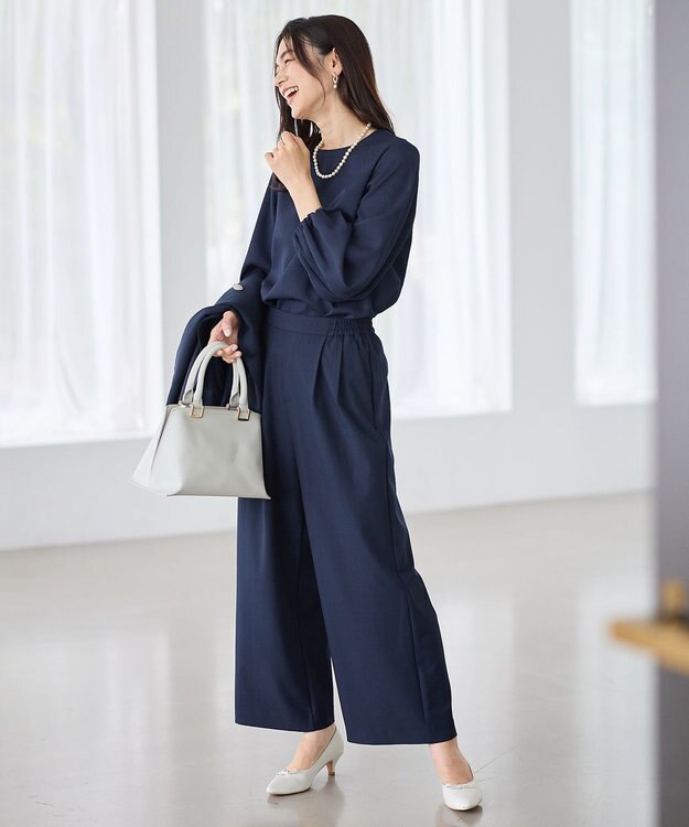 ANY 【WEB限定】スイングパールイヤリング ゴールド