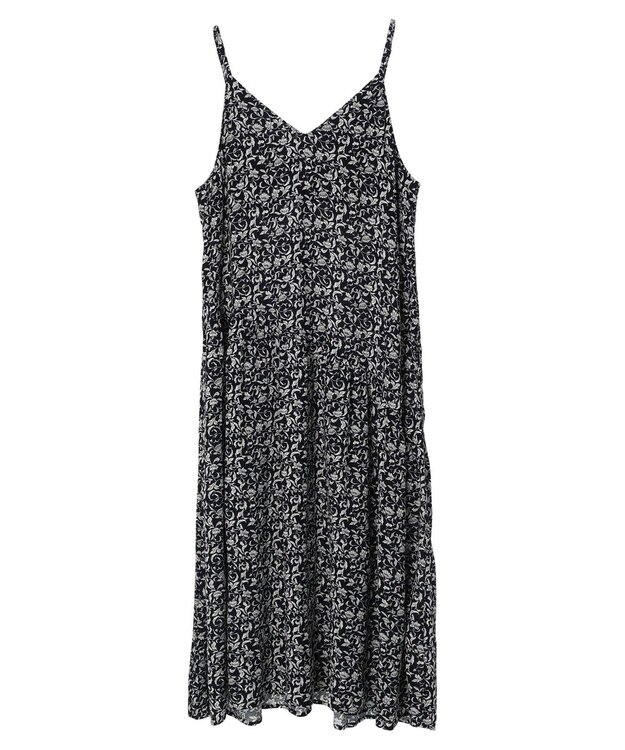 AMERICAN HOLIC ティアードギャザーキャミワンピース Navy