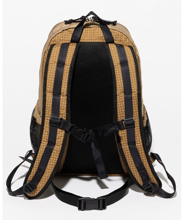 JOSEPH ABBOUD MOUNTAIN 【CREA掲載・軽量/ECO撥水】ナイロンリップクロス バックパック 21L ベージュ系