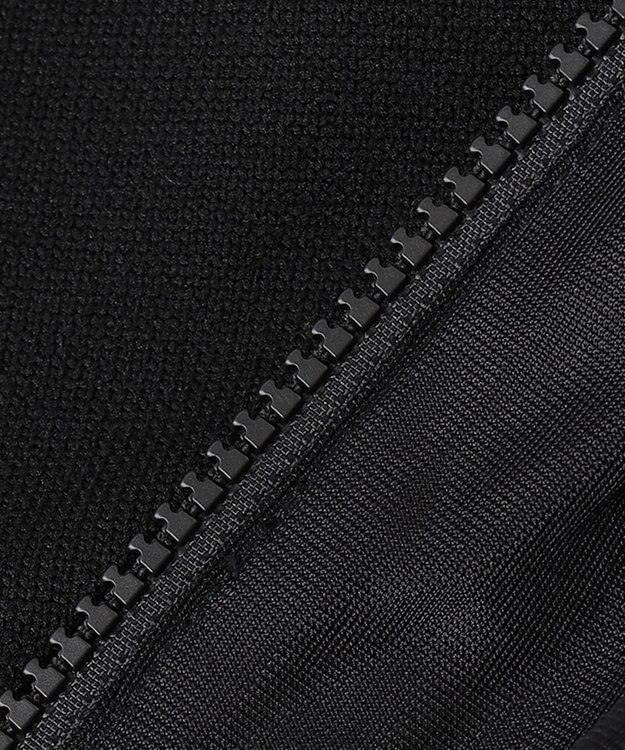 23区GOLF ウォッシャブルでお手入れも楽！【23Fondation/MEN】ニットブルゾン ブラック系