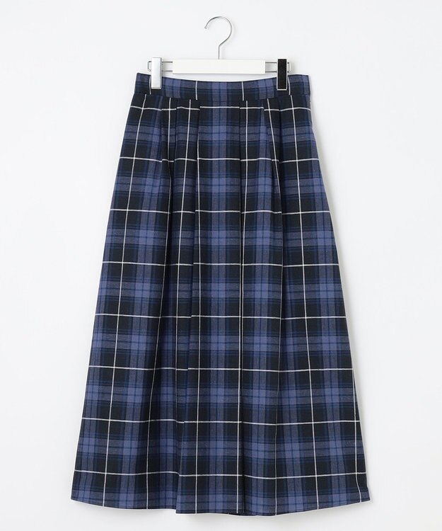 J.PRESS LADIES 【洗える】モデレートマドラス スカート ネイビー系3