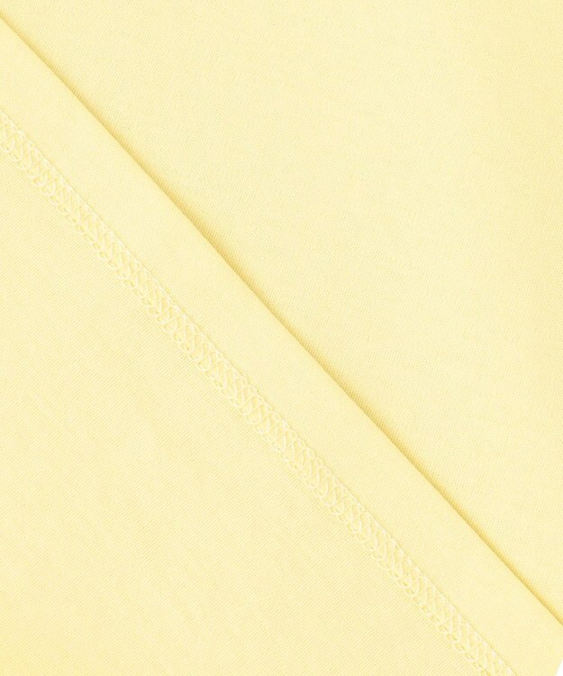 ANY SIS S 【撥水・汗ジミ防止・UVケア・洗える】スーピマスムース 袖タック Tシャツ イエロー