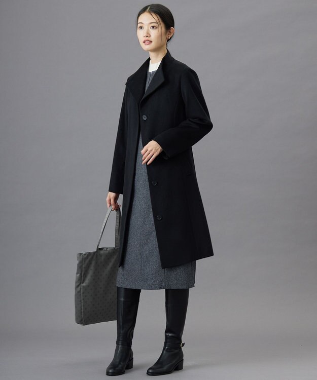 J.PRESS LADIES 【ポケッタブル】ジャカード トート バッグ ブラウン系5