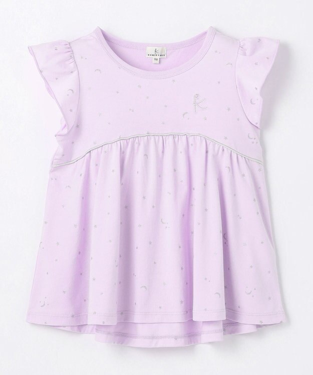 組曲 KIDS 【UVカット加工】【110-140㎝】アマノガワ チュニック ラベンダー