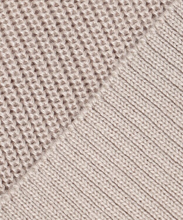 ANY 【セットアイテム】ニットベスト×ワンピース SET ベージュ×ベージュドット