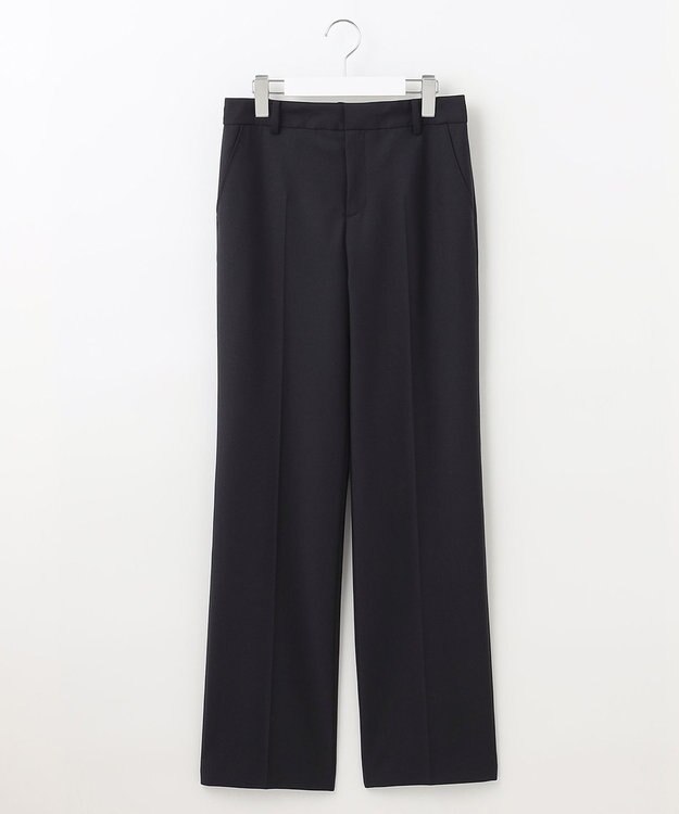 J.PRESS LADIES S BAHARIYE SOLID ストレート パンツ ネイビー系
