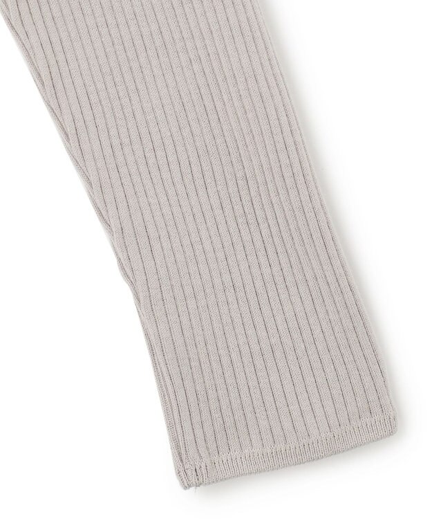 ICB L 【洗える】４×２リブ プルオーバー ライトグレー系