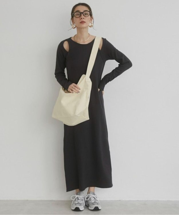 WEGO 【ANGIE VINTAGE】アジャスターベルト付き キャンバスショルダーバッグ ホワイトアイボリー