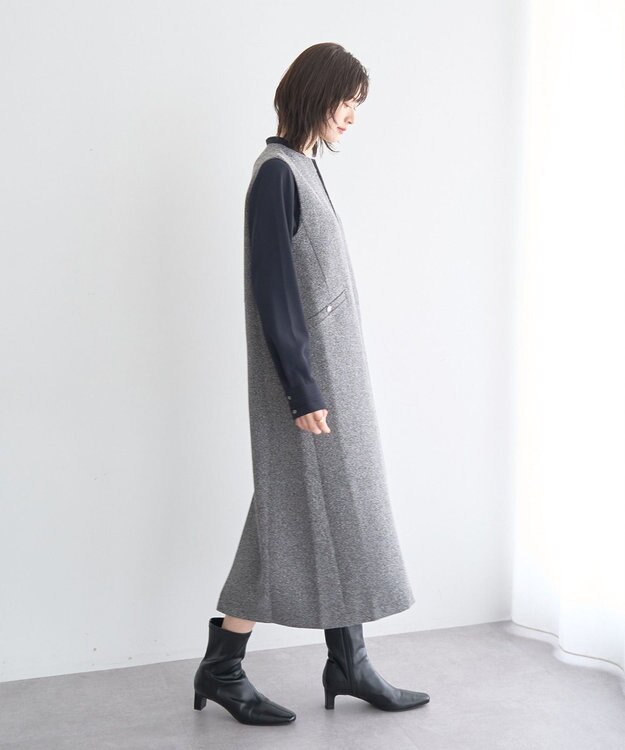 YECCA VECCA キーネックジャンスカ Mix