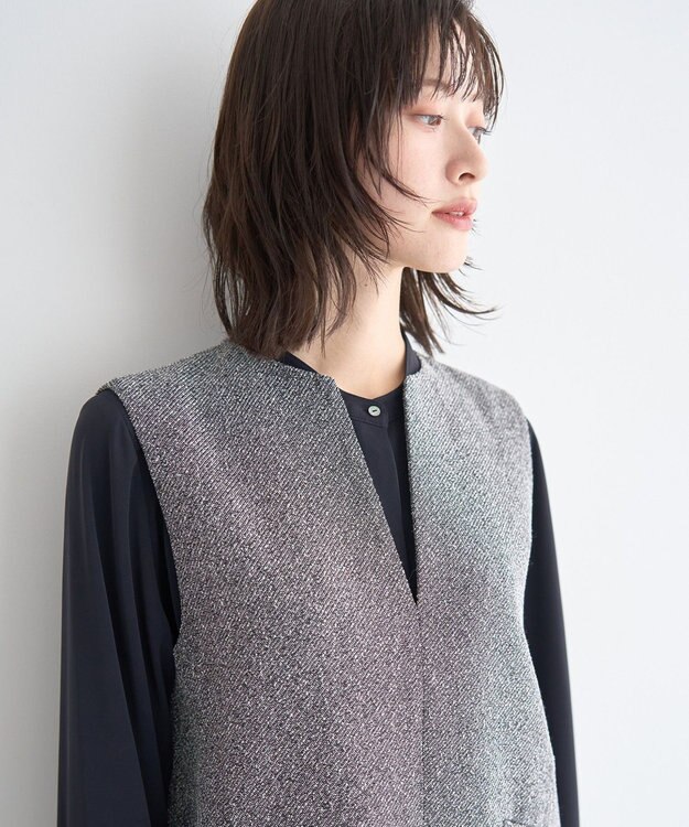 YECCA VECCA キーネックジャンスカ Mix