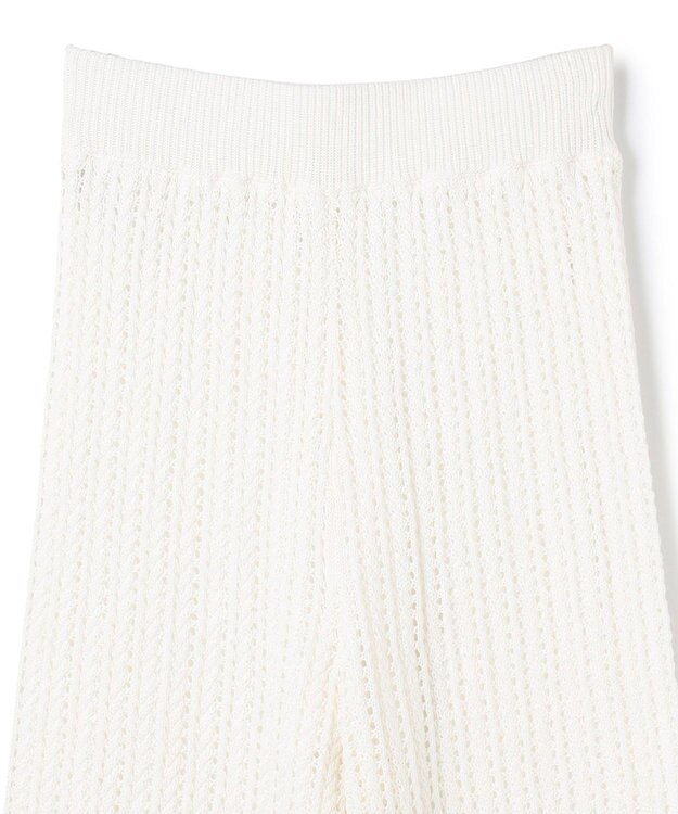 uncrave シースルーケーブルニット パンツ オフ