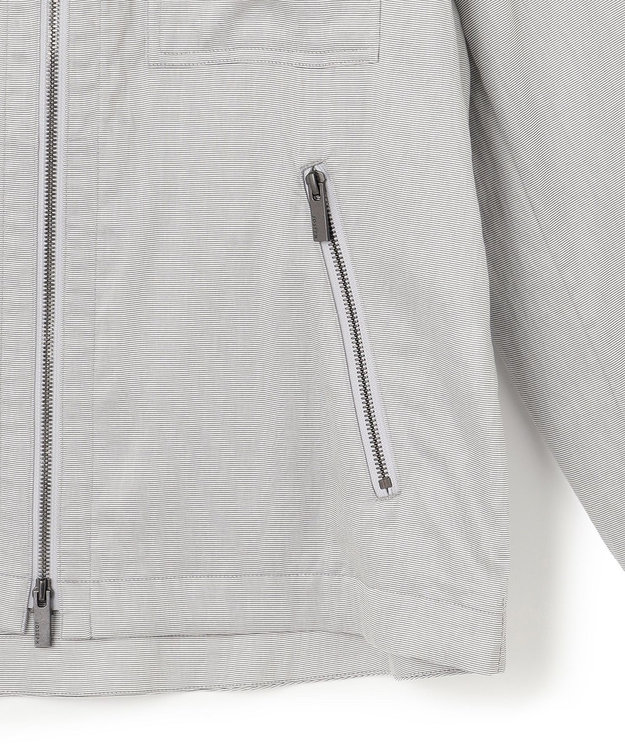 JOSEPH HOMME ストレッチマイヤー　フードブルゾン ライトグレー系