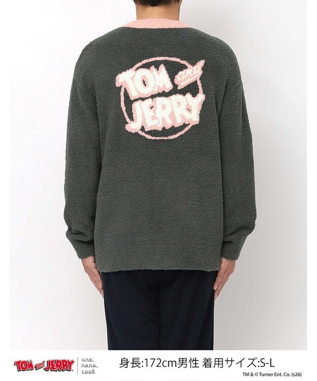 une nana cool トムとジェリー × une nana cool　ユニセックスカーディガン グレー