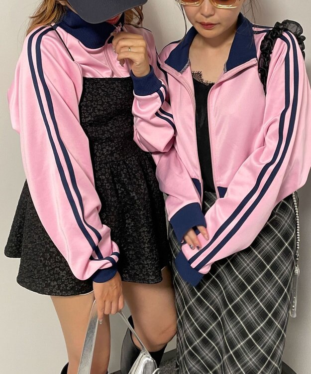 WEGO ショートトラックジャケット ピンク