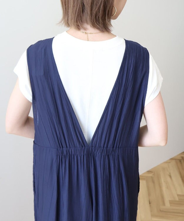 AMERICAN HOLIC バックシャンオールインワン Navy