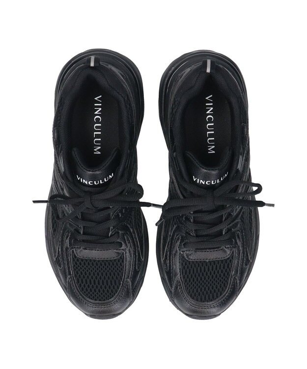 Bridget Birkin 【VINCULUM】レースアップダッドスニーカー ブラック