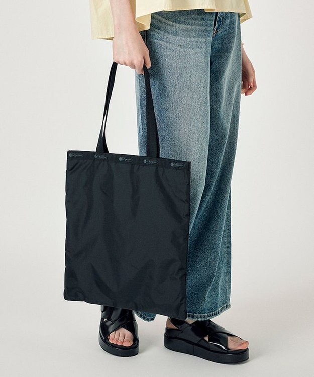 LeSportsac LARGE EMERALD TOTE/リサイクルドブラックJP リサイクルドブラックJP