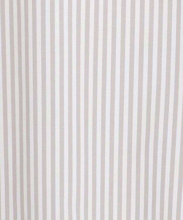 J.PRESS LADIES L 【WEB限定カラーあり・洗える・接触冷感・UVカット・イージーケア】 エステネージュストライプ ワンピース ライトグレー系1