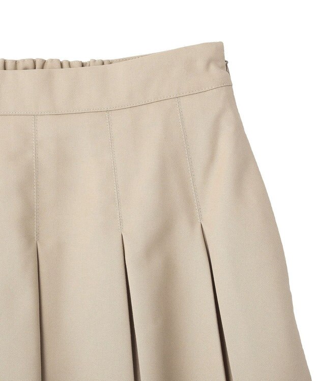 earth music&ecology タックプリーツミディスカート Light Beige