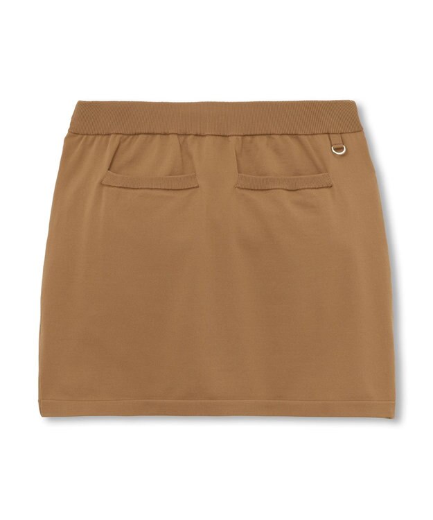 ZERO HALLIBURTON 【雑誌掲載】ZHG-W1c ボックスニットスカート 82673 ZERO HALLIBURTON ゼロハリバートン レディースゴルフ ミニスカート トープ