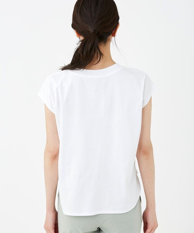 KASHIYAMA 【抗菌消臭】クレンゼ フレンチTeeシャツ ホワイト