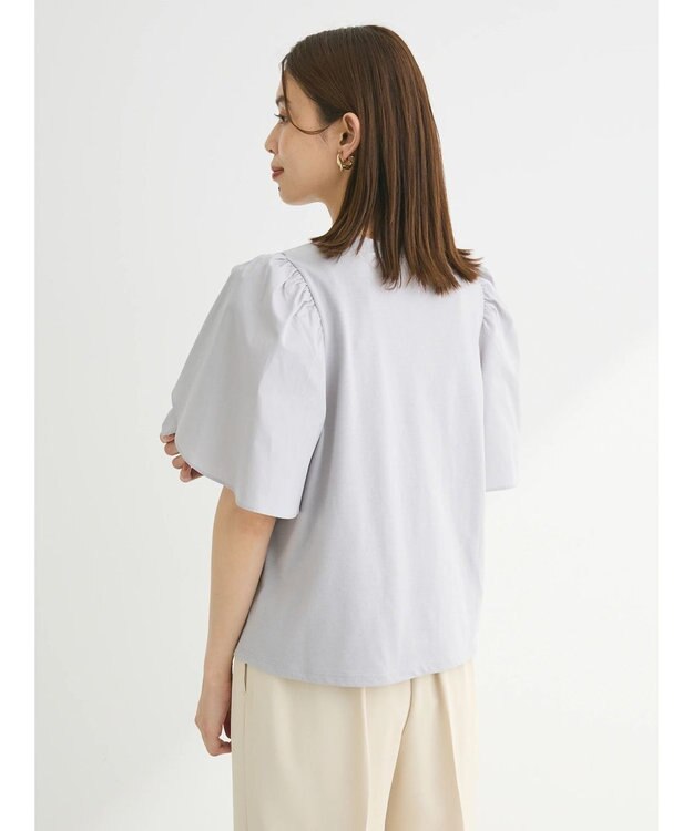 Green Parks ・ＳＵＧＡＲ　ＳＰＯＯＮ　チューリップスリーブＴＥＥ Light Gray