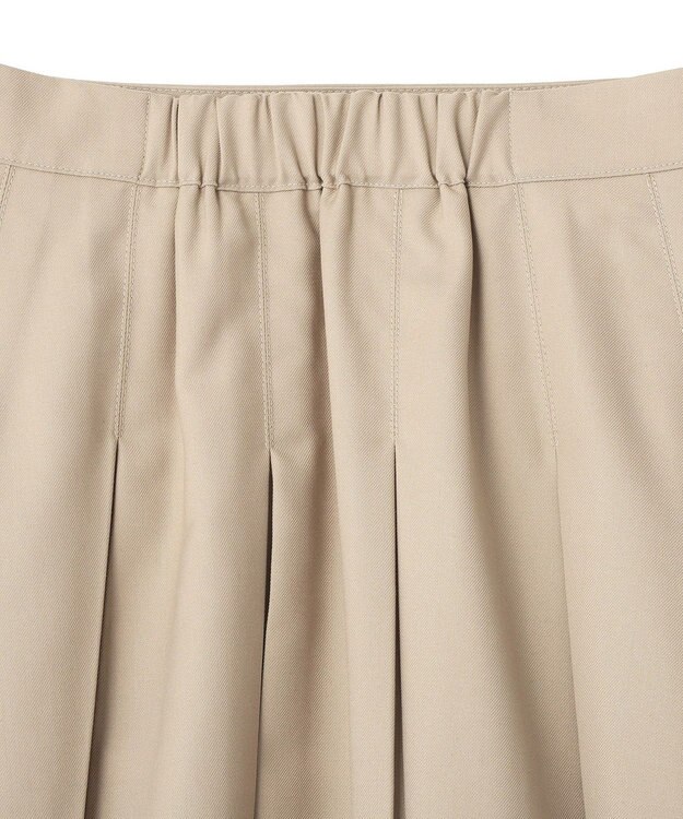 earth music&ecology タックプリーツミディスカート Light Beige