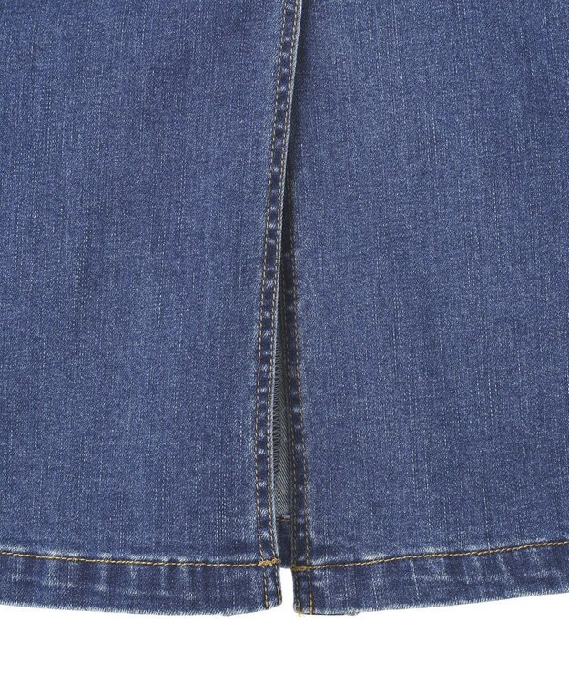 YECCA VECCA フロントZIPハイウエストデニムスカート Indigo