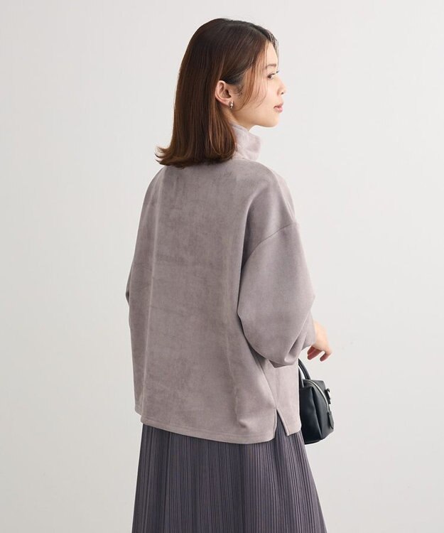 Green Parks ・ＳＵＧＡＲ　ＳＰＯＯＮ　スエードポンチハーフＺＩＰ Gray