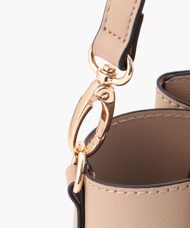 LA BAGAGERIE 【MONICA】ボウタイリボンハンドバッグ グレージュ