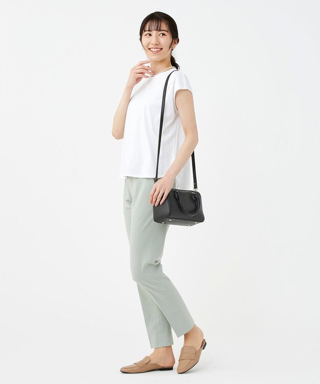 KASHIYAMA 【抗菌消臭】クレンゼ フレンチTeeシャツ ホワイト