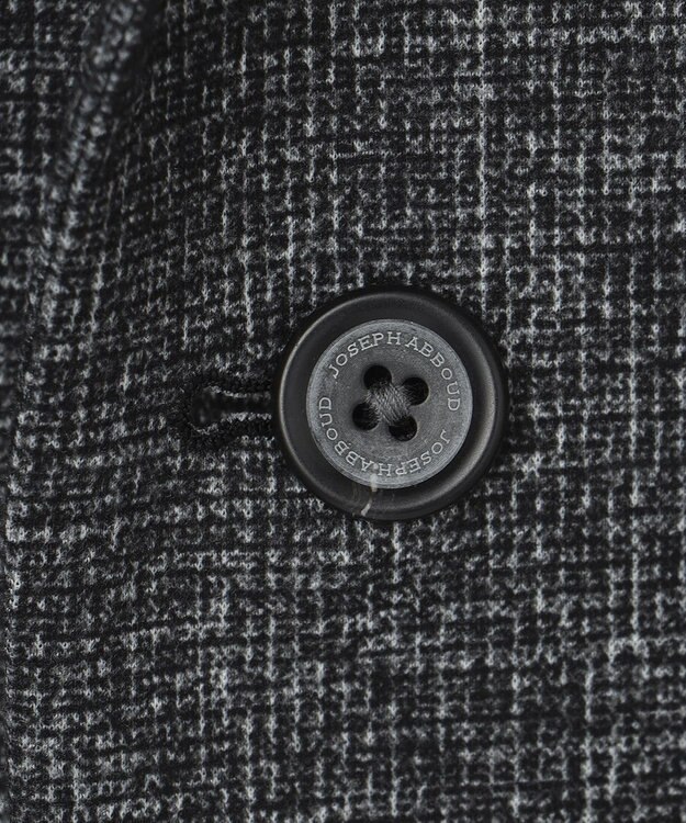 JOSEPH ABBOUD 【キングサイズ・ストレッチ】フランネルジャージ ジャケット ブラック系