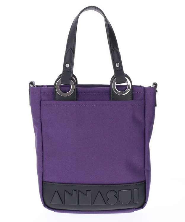 ANNA SUI パーク 2way縦長トート パープル
