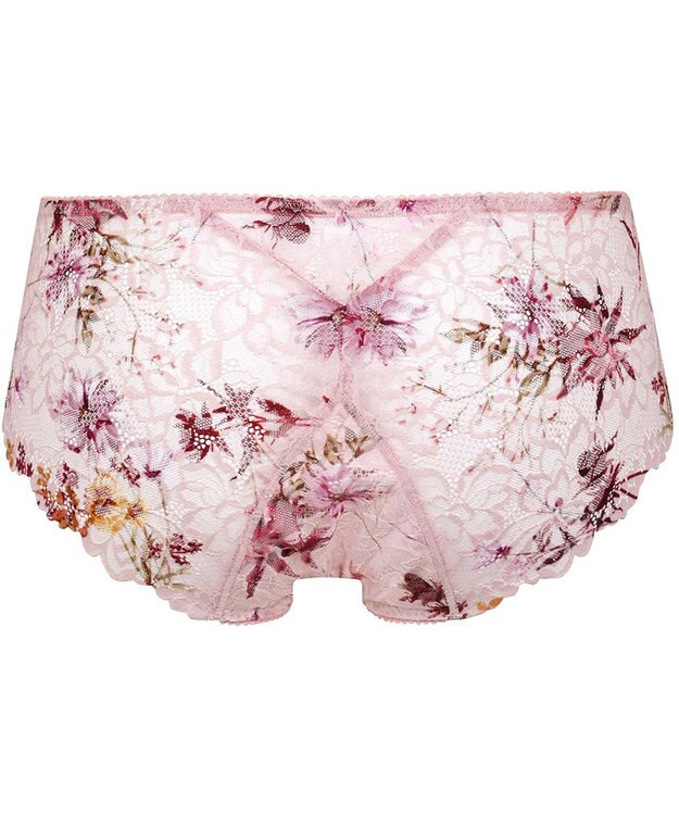 WACOAL サニタリーショーツ 【GOCOCi ゴコチ】 「普通~多い日」に対応 後ろまでしっかりカバー 羽付きナプキン対応 総レース 生理用ショーツ はきこみ丈あさめ レディース PGG198 /ワコール ピンク