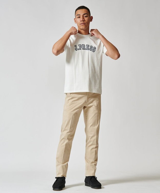J.PRESS MEN J.PRESS アーチロゴＴシャツ ホワイト系