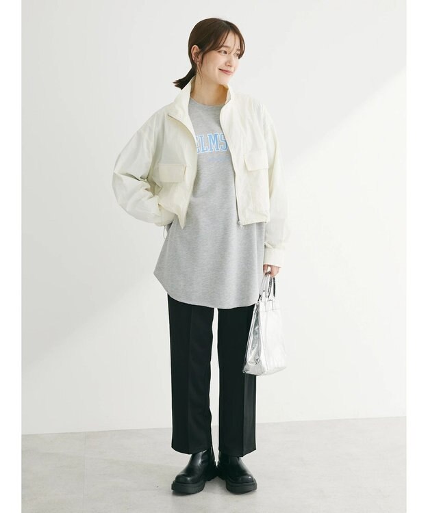 Green Parks ・ＥＬＥＮＣＡＲＥ　ＤＵＥ　スタンドナイロンブルゾン Ivory