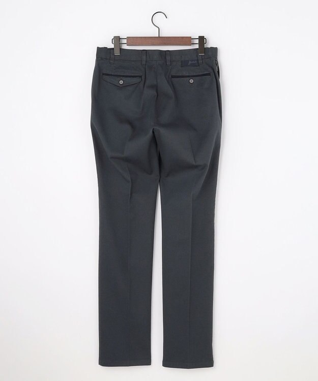 JOSEPH ABBOUD 【ウエストも伸びる!オーガニックコットン使用】ハイパワーカルゼ パンツ 26SSモデル グレー系