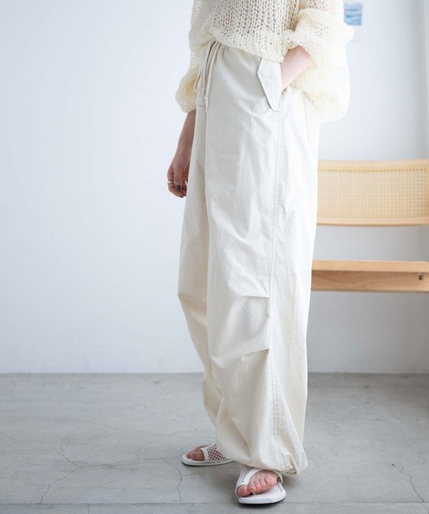 WEGO パラシュートパンツ ホワイトアイボリー