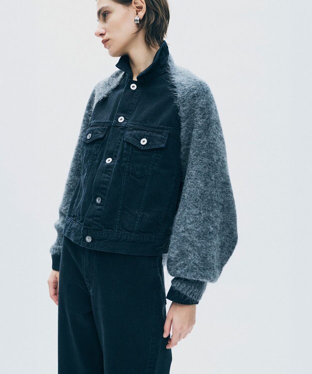 uncrave アルパカファーニット エリザベス チャコール