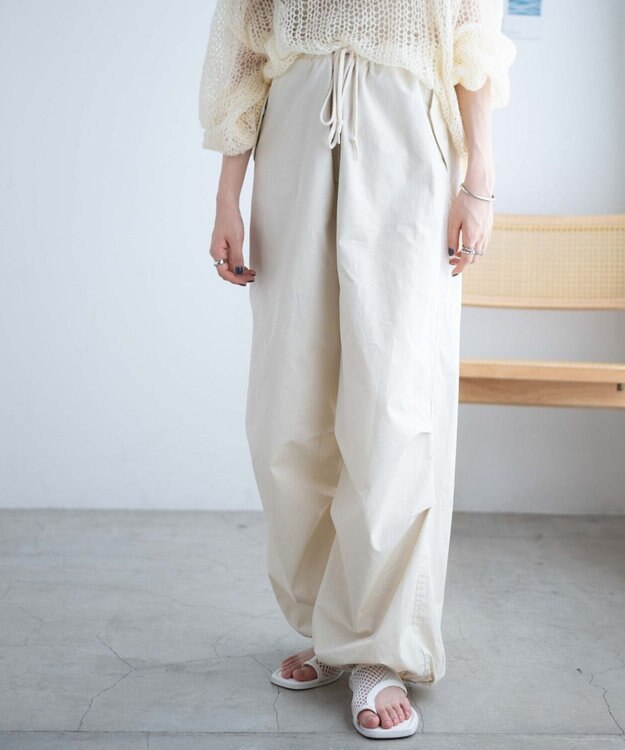 WEGO パラシュートパンツ ホワイトアイボリー