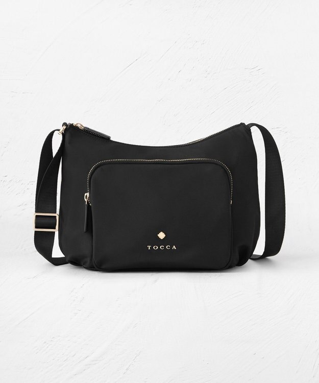 TOCCA 【八木アリサさん着用】OPENING SENSE NYLONBAG ショルダーバッグ ブラック系
