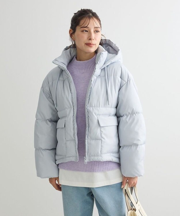 Green Parks ｆｕｗａっと　ニットプルオーバー Purple