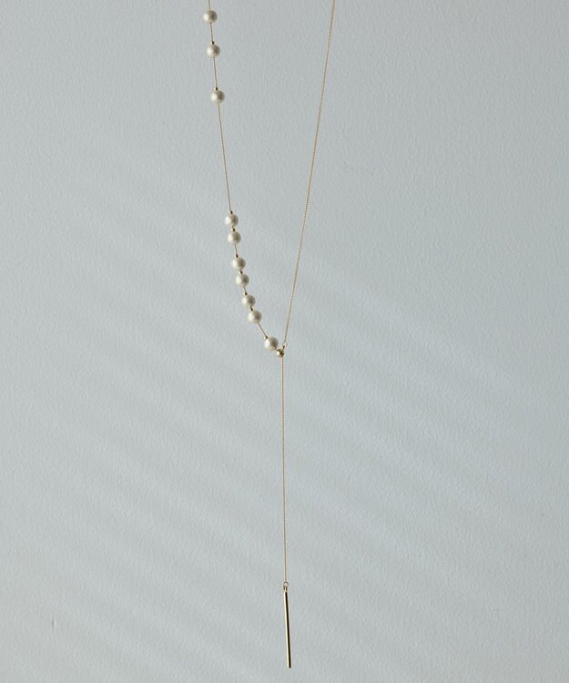 YECCA VECCA 2wayコットンパールスライドラリエット Silver