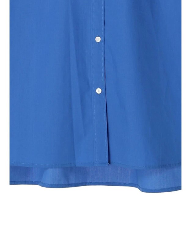 Green Parks 胸元ポケットイージーケアシャツ Blue