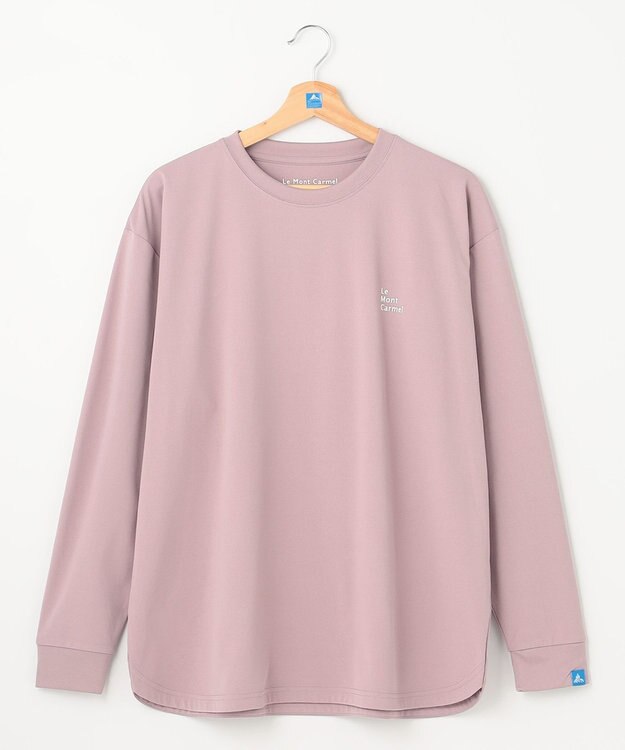 SHARE PARK MENS 【UNISEX】吸水速乾 LMCバックプリントロングスリーブTシャツ（L・XLサイズ） スモーキーピンク