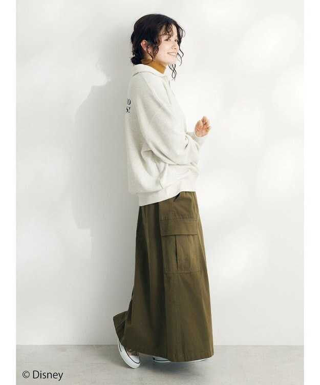 CRAFT STANDARD BOUTIQUE 【Ｄｉｓｎｅｙ】Ｈａｌｆ　Ｚｉｐ　Ｓｗｅａｔ Oatmeal